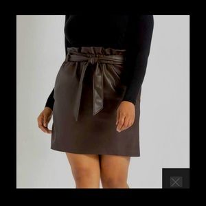 Leather skirt